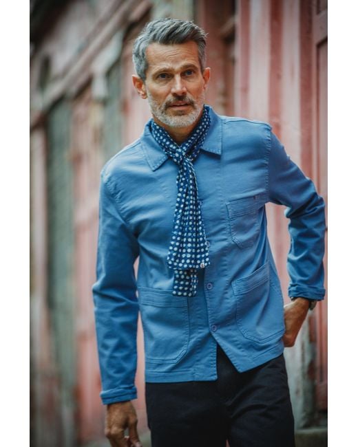 &SONS Trading Co Blue Sons Bolt Chore Jacket for men