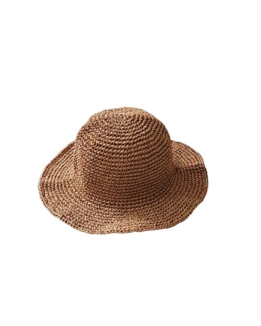 Springmoonatelier Brown Raffia Hat