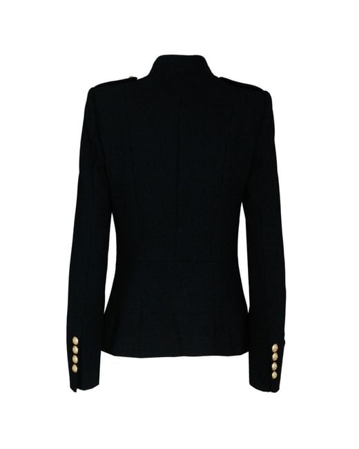 The Extreme Collection Black Blazer With Hussar Embroidery