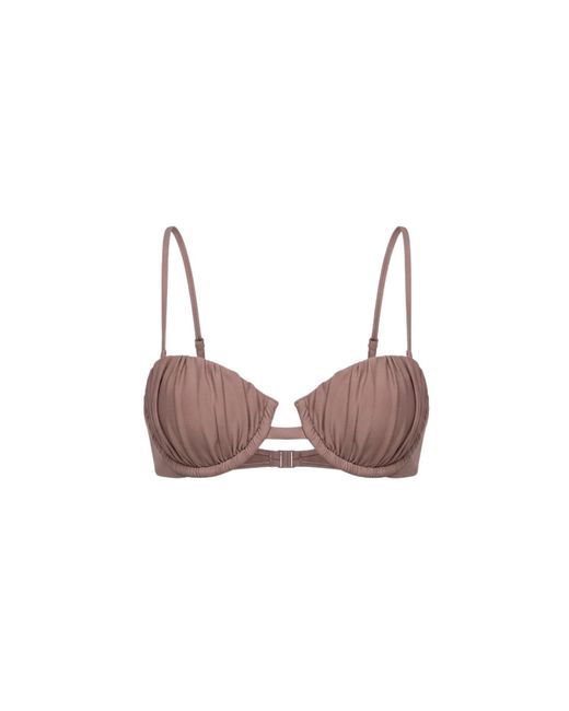 Veroni Swim Brown Neutrals Naomi Bikini Top