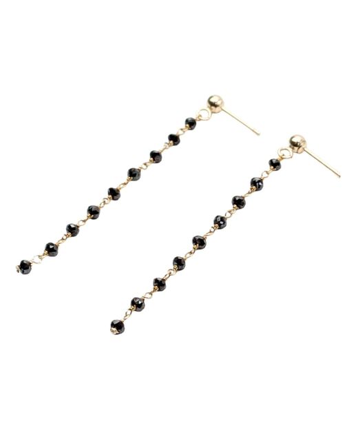Rahul's Jewels White Genuine Diamond Long Drop Earrings