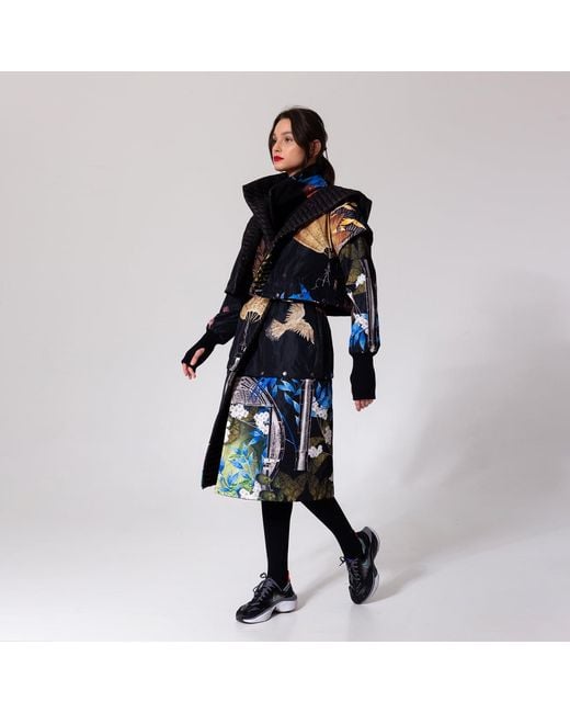 ARTISTA Blue Stars Printed Bolero