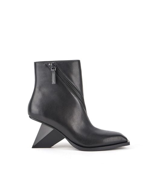 United Nude Gray Rockit Zip Bootie