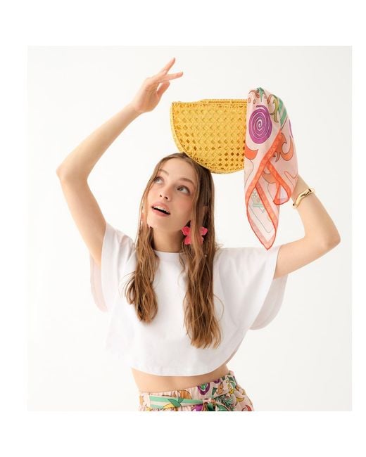Iodes Pink Cunda Bandana/ Scarf