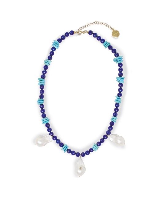 Vintouch Italy Blue Santorini Necklace
