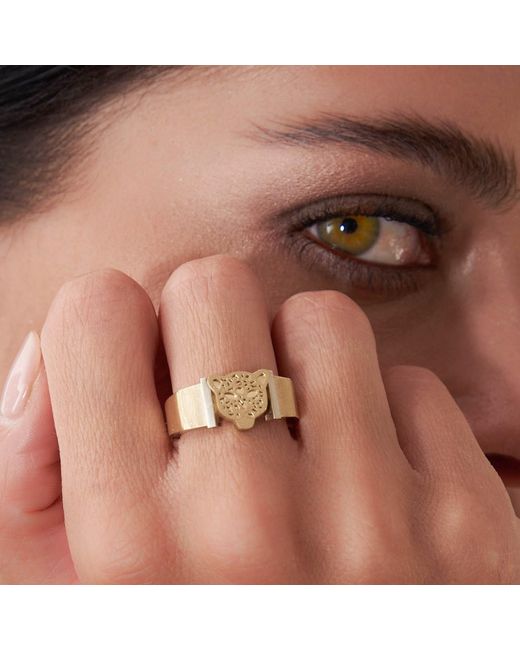 Myrto Katramadou Jewellery Metallic The Leopard – Ring