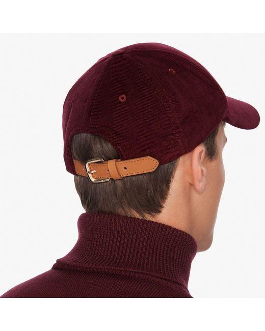 PLACE OF ELMS Red Cabernet Cap for men