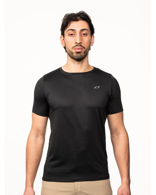 Saved Lab Black Performance Tee for men