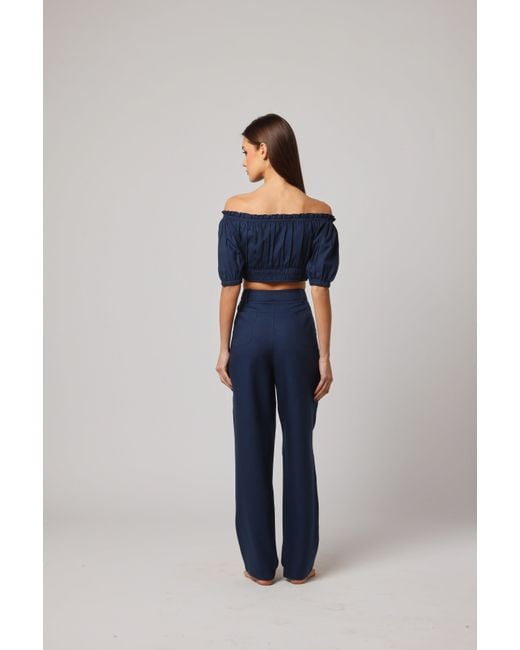 Ashita Fernandes Blue Umang Trouser