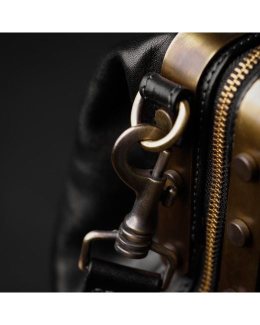Time Resistance Black Leather Doctor Bag, Medical Bag, Leather Handbag