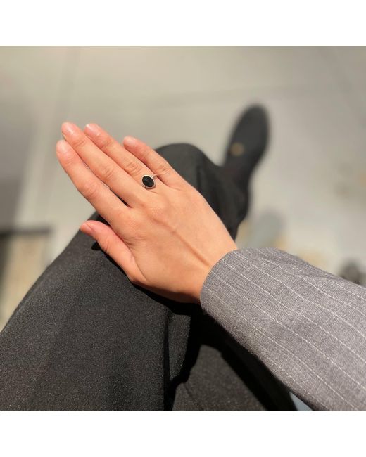 Fi Collection Blue Sterling Onyx Ring