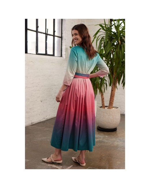 Marianna Déri Multicolor Gradient Maxi Dress