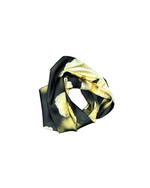 Lindsay Nicholas New York Blue Hill Country Nocturn Silk Scarf