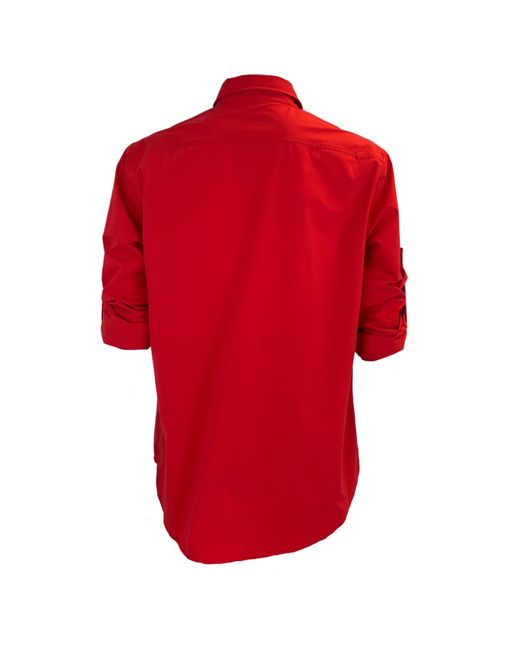 SNIDER Red Salsa Long Sleeve Shirt for men