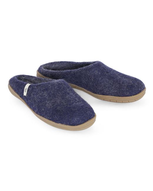 Egos Blue Rubber Sole Slipper