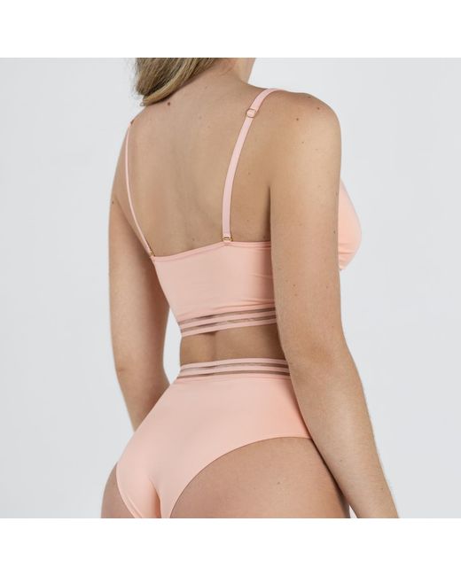 Zelf Intimates Pink Aura Soft Peach Bralette
