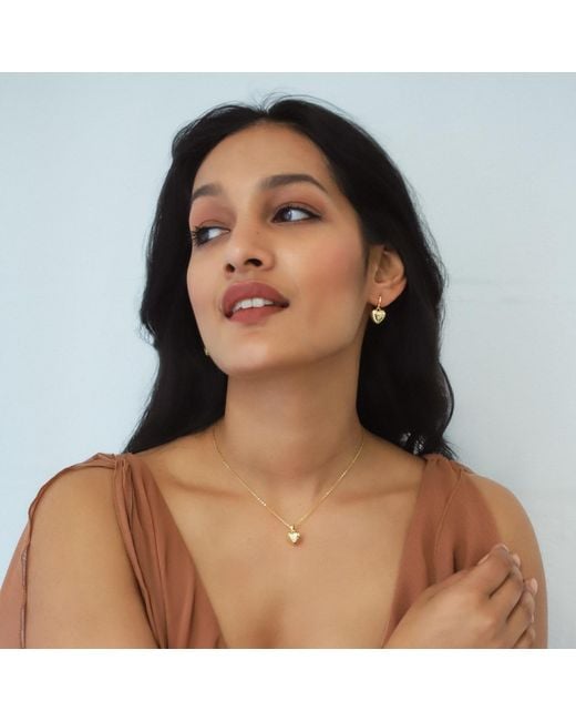 Luna Charles Metallic Vida Bubble Heart Necklace