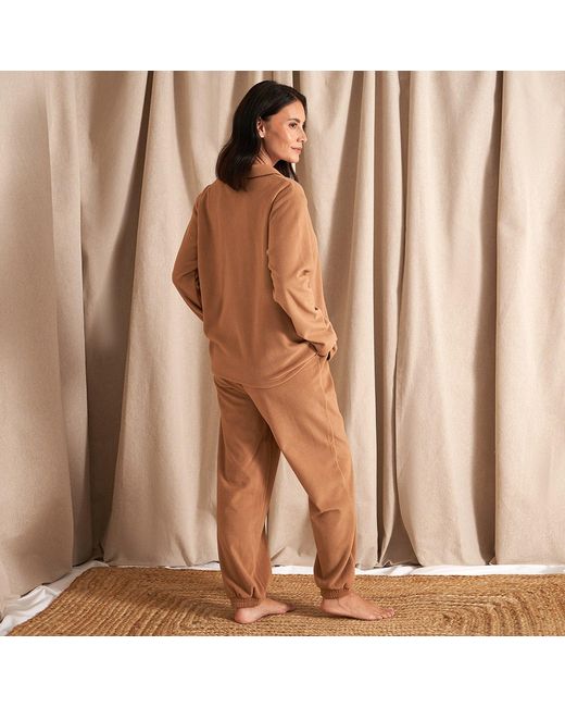 Pretty You London Natural Neutrals Fleece Lounge Set