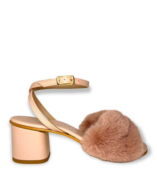 DAMAPREZIOSA Brown Neutrals Camilla Sandal