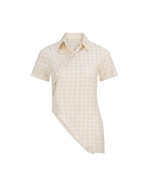 Say the Label Natural Breeze Blocks Asymmetric Top