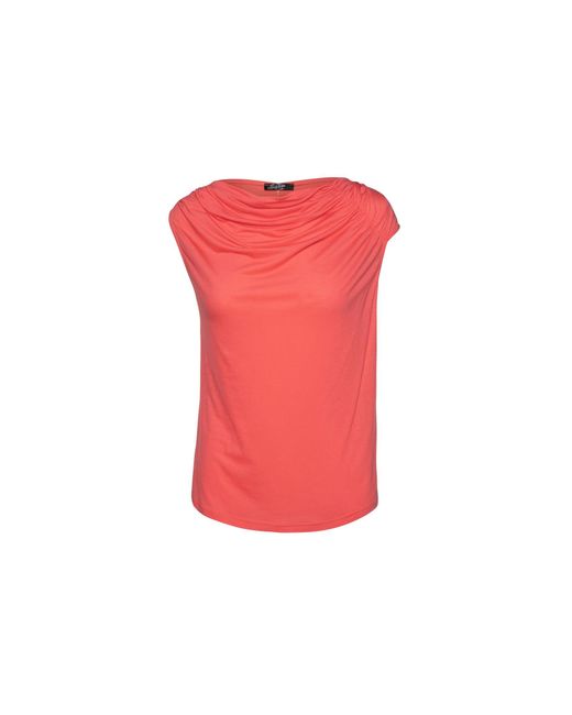 Conquista Pink Coral Asymmetric Top