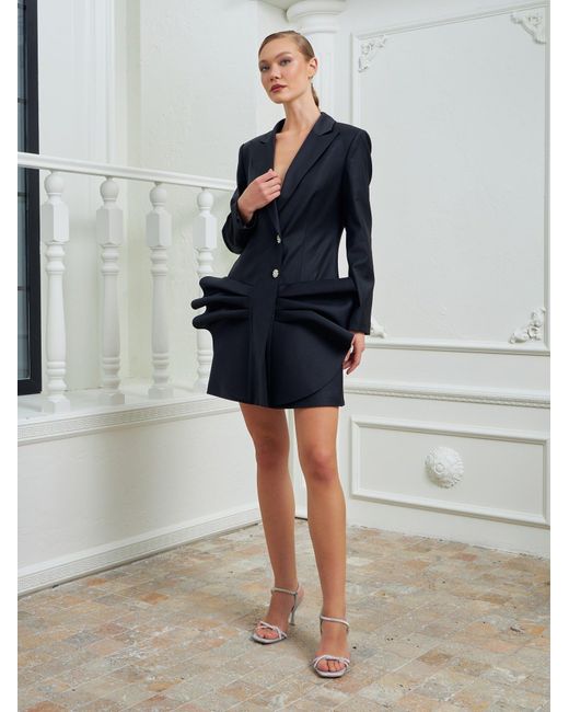 Lumina Eligma Black The Alien Blazer Dress