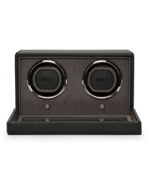 Wolf Black Cub Double Watch Winder