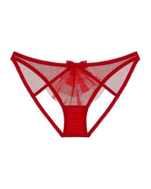 Journelle Red Odette Ouvert Scarlet