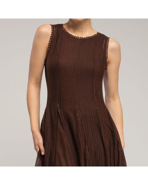 Tantra Spain Sl Brown Long Sleeveless Dress