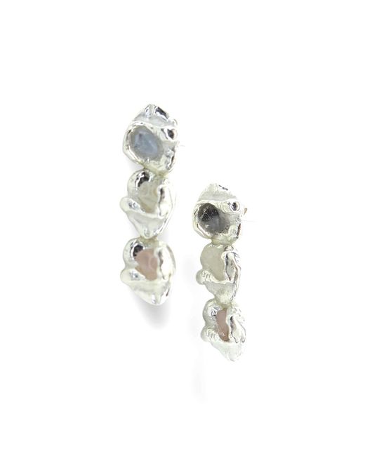 Bio-Trimmings Metallic Chomsky Stack Earrings –