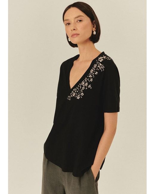 Exquise Black Mallory Tshirt