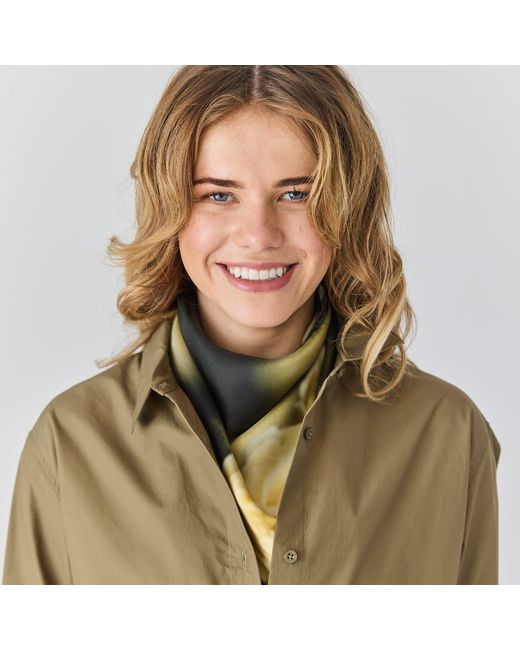 Lindsay Nicholas New York Blue Hill Country Nocturn Silk Scarf