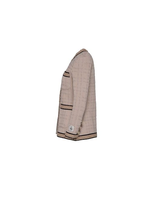 The Extreme Collection Metallic Tweed-Knit Structured Jacket Prince