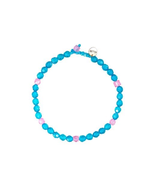 Tillie Beads Blue Sky Daily Wear Carnival Bead Necklace