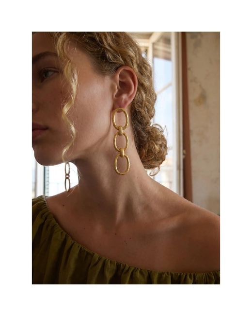 By Virgo Metallic Lunéa Earrings