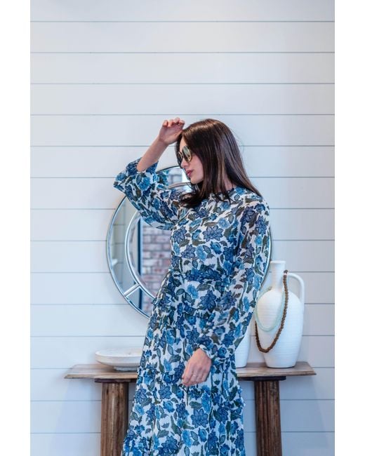 Jennafer Grace Blue Azurine Blossom Love Dress