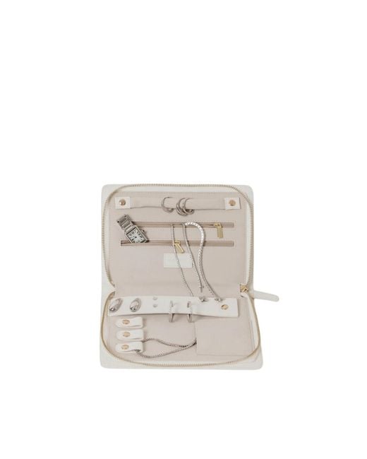 augustnoa Metallic Travel Jewelry Organizer