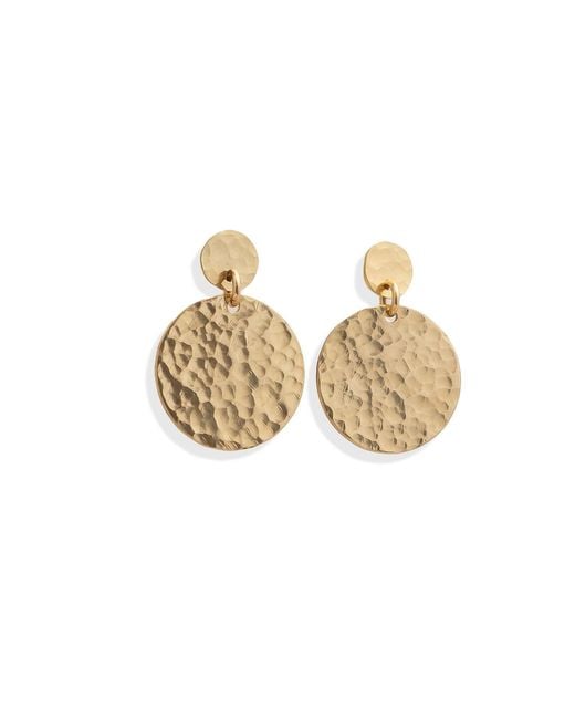 Kate Koel Metallic Sequin Dangle Earrings