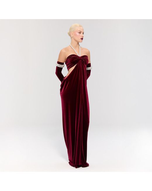 Nur Karaata Red Royal Ancestry Dress