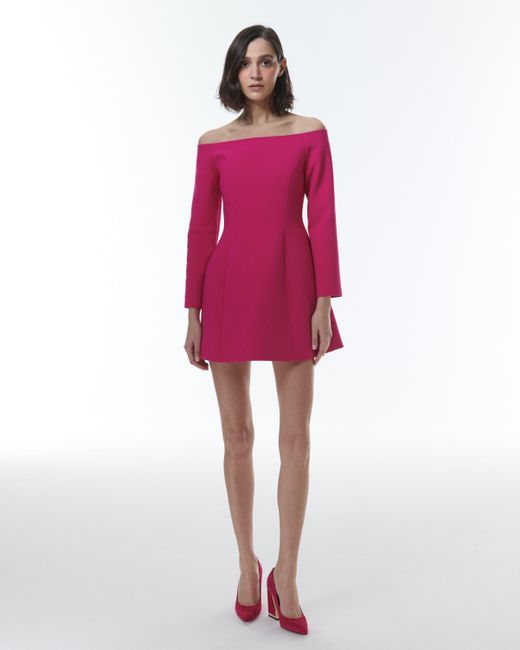 Theo the Label Pink Daphne Off Shoulder Dress