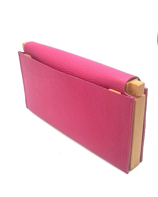 Wood Belt Pink Unique Mini Bag Galapagos Trust 2413