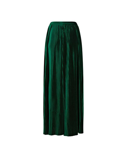 Boutique Kaotique Green Loose High Waisted Velvet Trousers