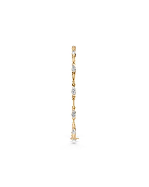 Aya Fine Jewelry Metallic Pear Cut Lab Grown Diamond Link Bracelet