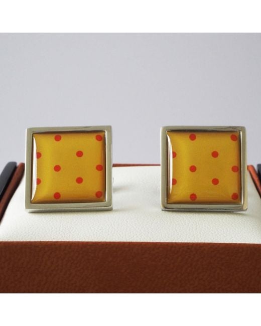 Peper Harow - Made in England Blue Classic And Sunshine Cufflink Gift Box for men