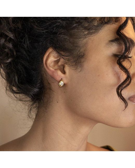 Zepplin the Label Metallic Stellina Studs-Dainty Studs