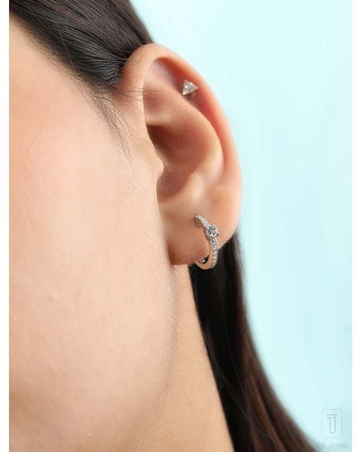 The Jewelz White Aquamarine Innes Micro Huggies