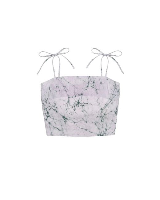 Celeste Mendis Gray August Top