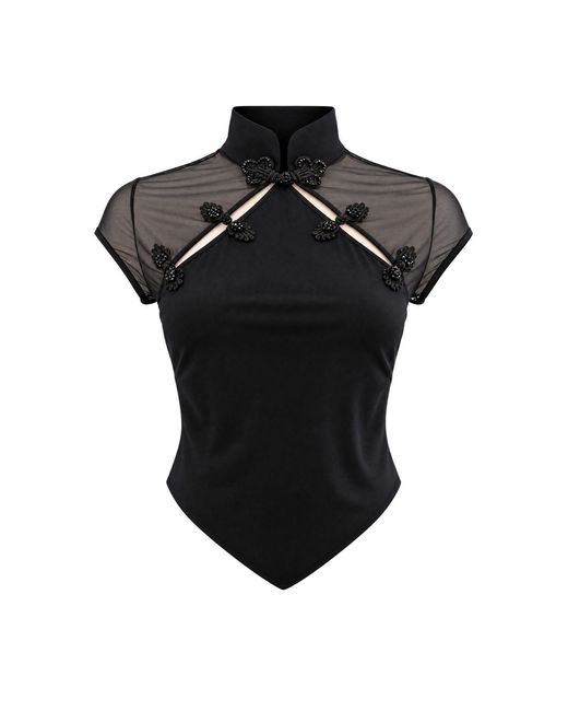 Room 24 Black May Crop Top