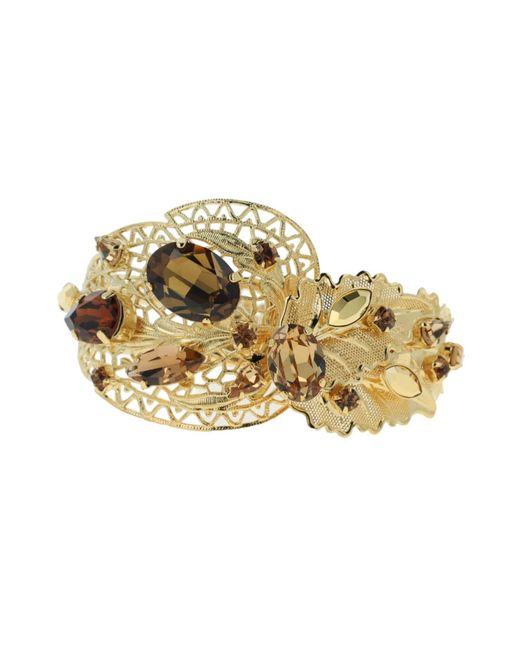 Otazu Metallic Topaz Leaf Cuff