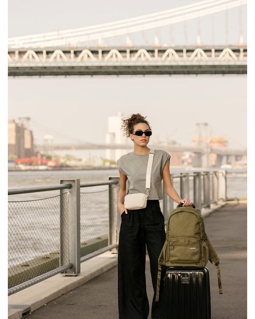augustnoa White Neutrals Fanny Pack